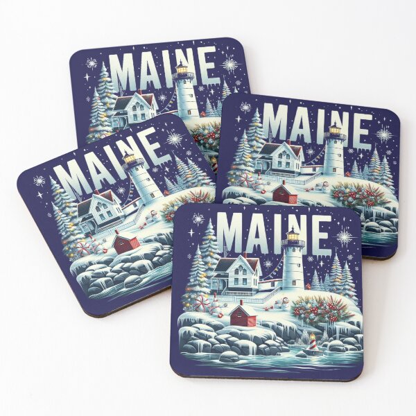 Item preview, Christmas in Maine designed and sold by LavIsInTheAir.
