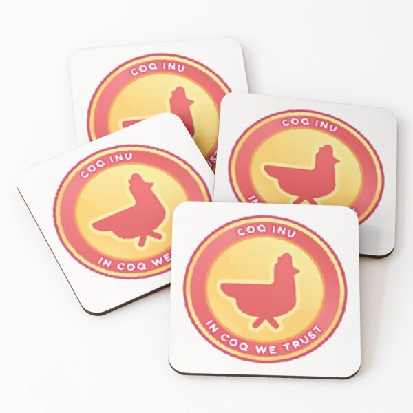 Aperçu de l'œuvre Logo Coq Crypto créée et vendue par HassanDesigns.