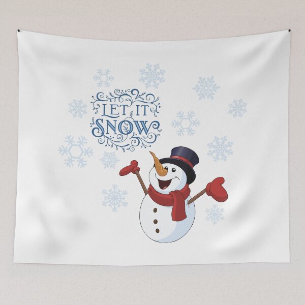 Item preview, Let It Snow Snowman designed and sold by AmazingArtMandi.