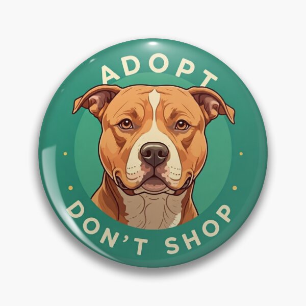 Item preview, Adopt Don't Shop Pitty Sticker designed and sold by zombiemama.