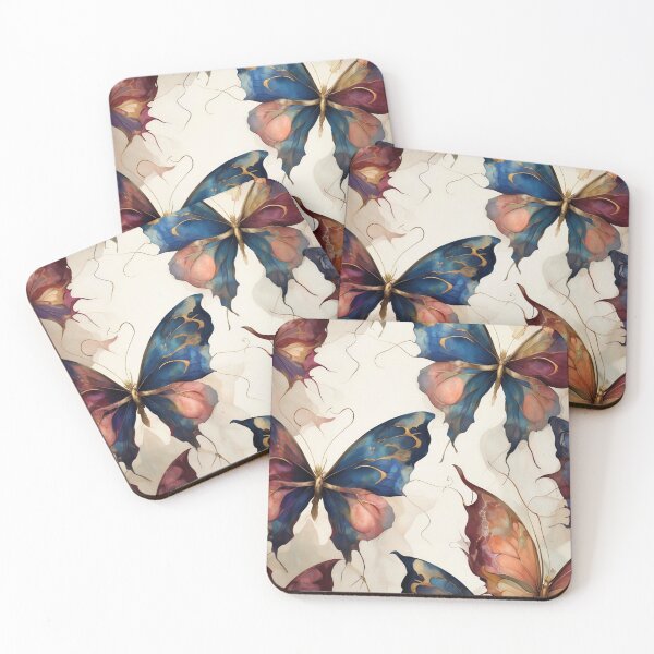 Item preview, Watercolor butterfly pattern design  designed and sold by EccentricsByE.