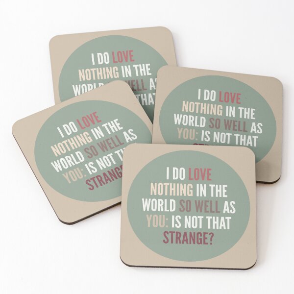 Item preview, Shakespeare Much Ado About Love designed and sold by certainasthesun.