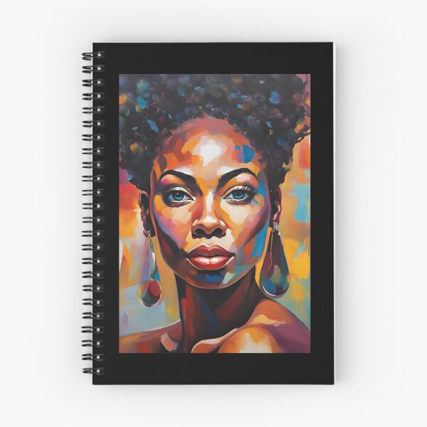 Item preview, Black Woman Abstract Art designed and sold by KireaArtWork.