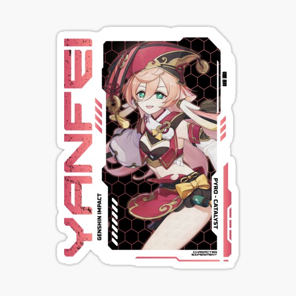 Item preview, Yanfei - Genshin Impact V.2 designed and sold by IZQIRO ART.