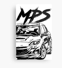 3 MPS BL & quot; Dirty Style & quot; Metal Print