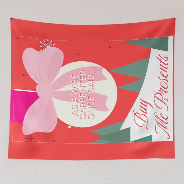 Item preview, Carpenter Buy Me Presents Card Design Nonsense Christmas  designed and sold by spicystylesco.