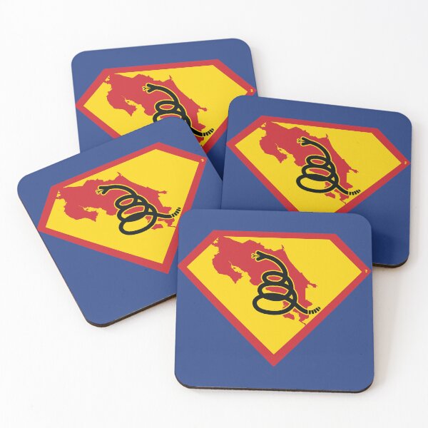 Item preview, COSTA RICA  - Freedom Is The Superpower - Modern Gadsden Snake Flag - Dont Tread On Me SUPERHERO design designed and sold by pelagio.
