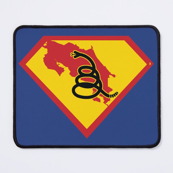 Item preview, COSTA RICA  - Freedom Is The Superpower - Modern Gadsden Snake Flag - Dont Tread On Me SUPERHERO design designed and sold by pelagio.