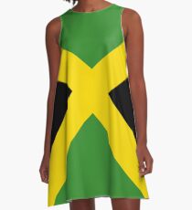 Jamaica Flag Mini Skirt Dress A-Line Dress