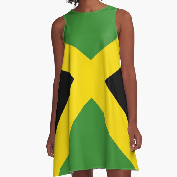 Jamaica Flag Mini Skirt Dress A-Line Dress