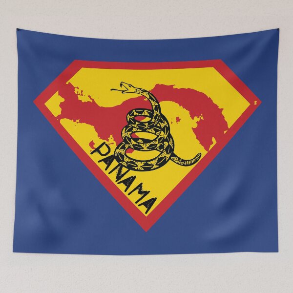 Item preview, PANAMA Spell Out- Freedom Is The Superpower -  Gadsden Snake Flag - Dont Tread On Me SUPERHERO design designed and sold by pelagio.