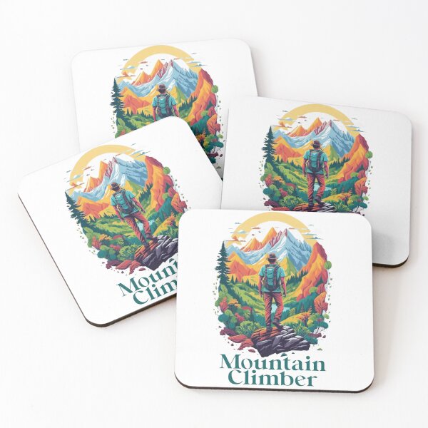 Item preview, Mountain Explore Climber Art Work Sticker designed and sold by toyibvanjava.
