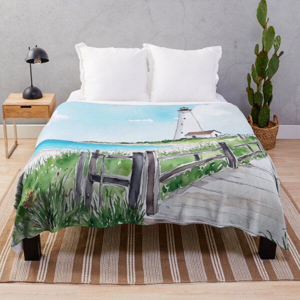 Item preview, Cape Cod Massachusetts Lighthouse Watercolor designed and sold by Magnolia Valley Art.