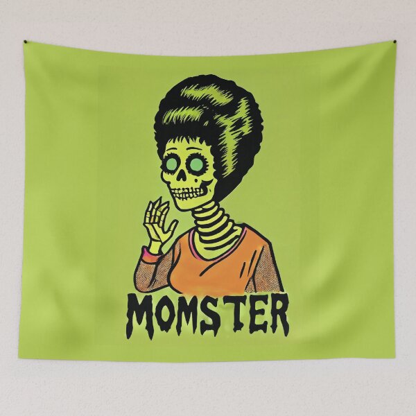 Item preview, Retro Momster Skeleton Halloween Green designed and sold by Victor Shadehorn.