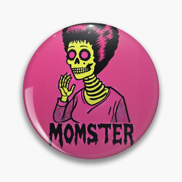 Item preview, Pink Momster Retro Skeleton Design for Halloween designed and sold by Victor Shadehorn.