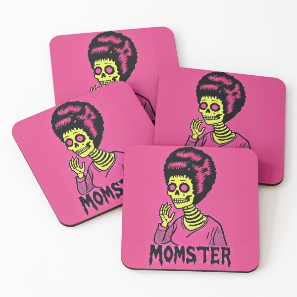 Item preview, Pink Momster Retro Skeleton Design for Halloween designed and sold by Victor Shadehorn.