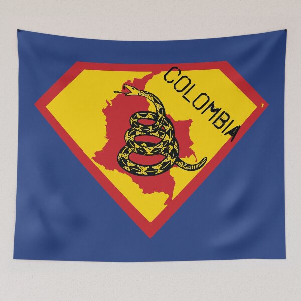 Item preview, COLOMBIA Spell Out - Freedom Is The Superpower -  Gadsden Snake Flag - Dont Tread On Me SUPERHERO design designed and sold by pelagio.