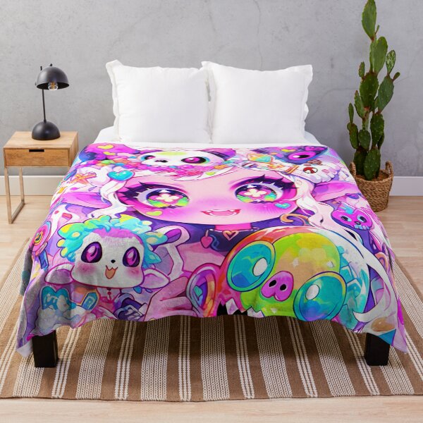 Item preview, Kawaii Pastel Neon Fantasy Anime Girl designed and sold by bubblegoth.