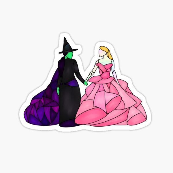 Item preview, Stained Glass Wicked Witches designed and sold by Wyldefire Studios.