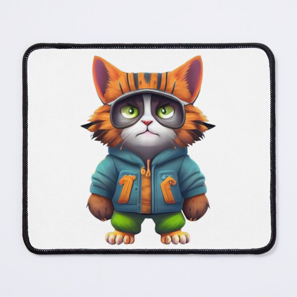 Item preview, Stylish cat designed and sold by RAA-Logo-Image.