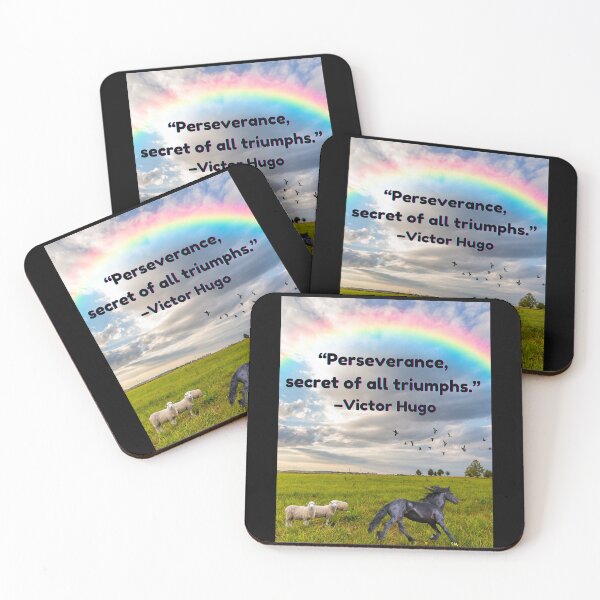 Item preview, "Perseverance, secret of all triumphs."  designed and sold by Planet Agora.