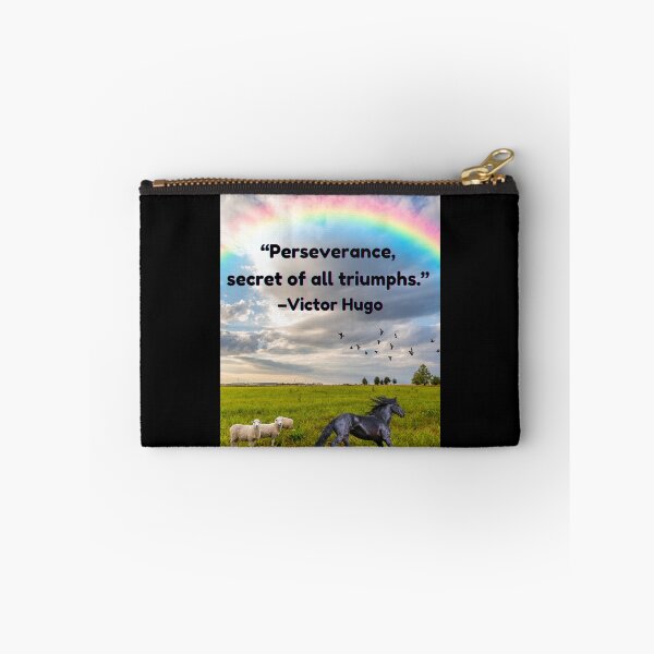 Item preview, "Perseverance, secret of all triumphs."  designed and sold by Planet Agora.