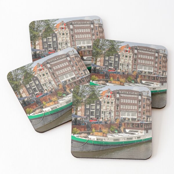 Item preview, Barge moored on the Prinsengracht, Amsterdam, Netherlands designed and sold by Kevin Hellon.