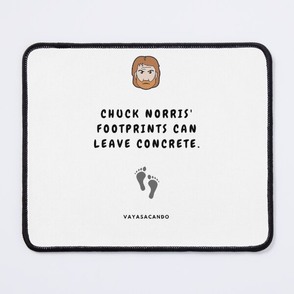 Item preview, Chuck Norris: Footprints in Concrete designed and sold by VayaSacando.