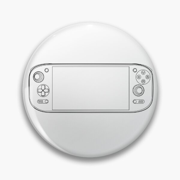 Item preview, Odin 2 Portal - Retro Game Console - Black Outline designed and sold by RetroGDesigns.