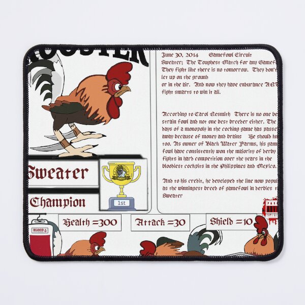 Item preview, Fighting rooster card designed and sold by Betojimenez13.