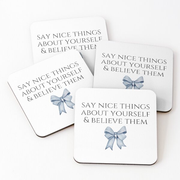 Item preview, Inspirational Quotes Blue Bow Gift For Girly Coquette Bow Style Bow Lover designed and sold by CCKimShop.