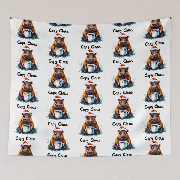 Item preview, Capybara Christmas, Coffee Lover designed and sold by Cindy Howe.