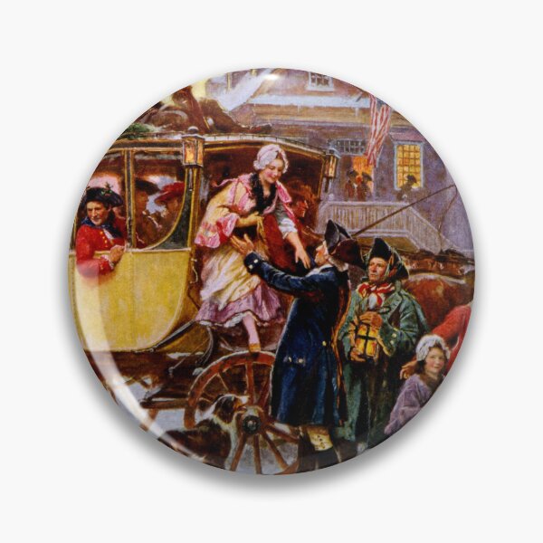 Item preview, The Christmas Coach, 1795: A Festive Colonial Scene designed and sold by PureVintageLove.