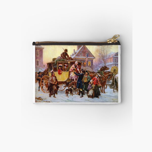 Item preview, The Christmas Coach, 1795: A Festive Colonial Scene designed and sold by PureVintageLove.