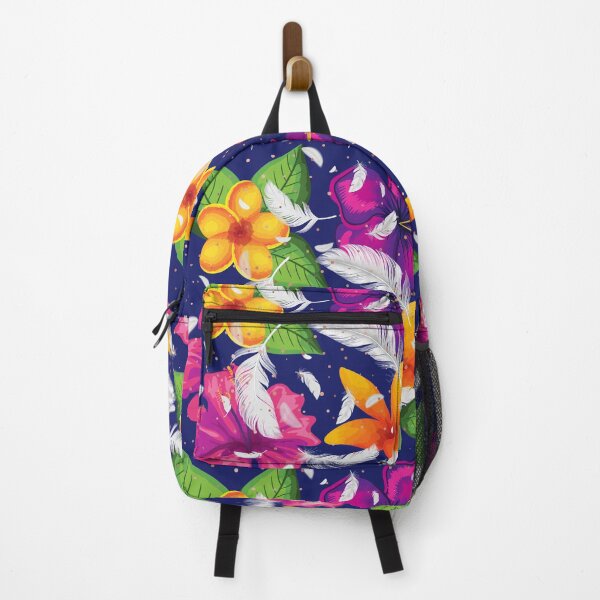 Item preview, Vibrant Floral and Feather Pattern" designed and sold by Graphollio-shop.