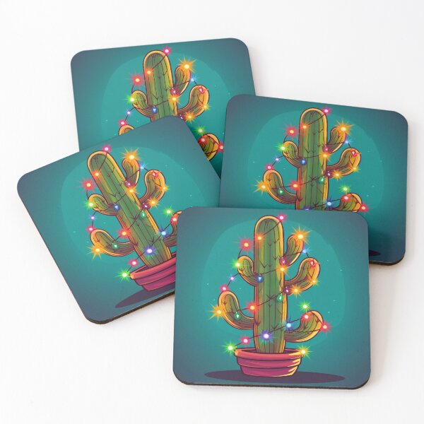 Item preview, Christmas Cactus Decorated with Christmas Lights designed and sold by Cindy Howe.