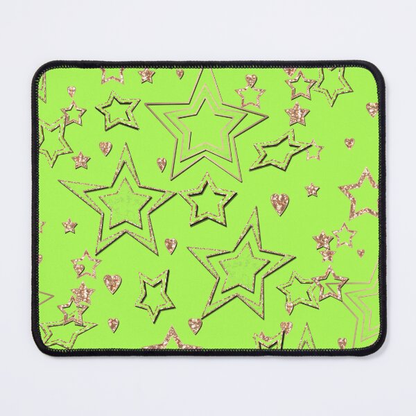 Item preview, Estrellas de neón verde brillante designed and sold by fuzzyfox.