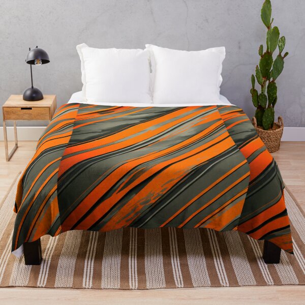 Aperçu de l'œuvre Line Grey Orange créée et vendue par UZRWRLD .