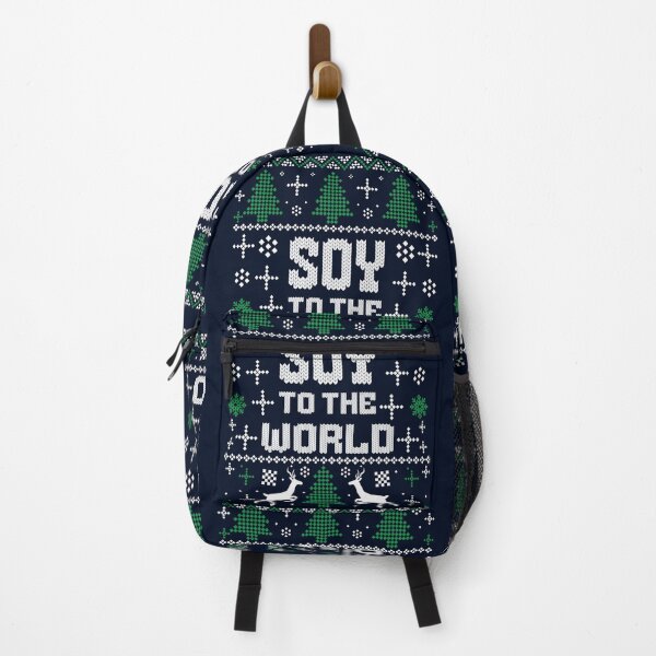 Item preview, Soy to The World Ugly Christmas Sweater designed and sold by Cult of Seitan.