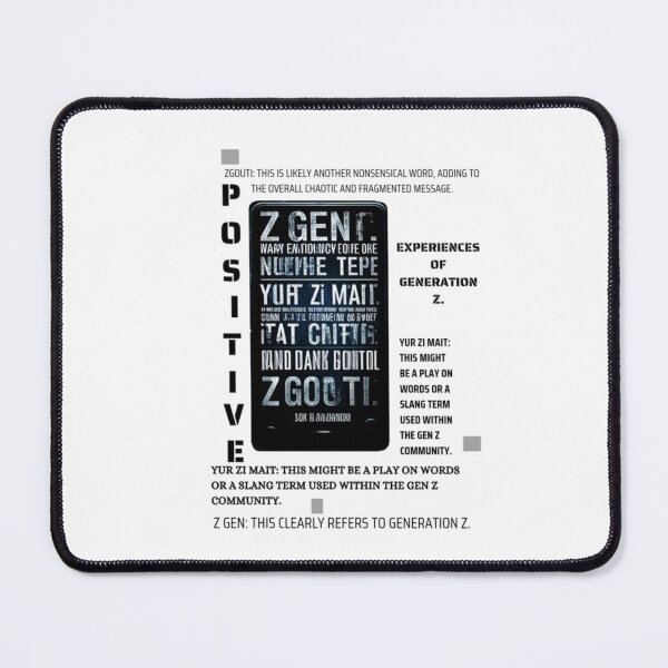 Item preview, experiences of Generation Z._White designed and sold by oceanisea.
