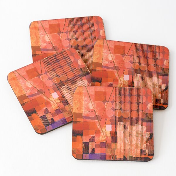 Item preview, Red Abstract Pattern designed and sold by ViaARTfactory.