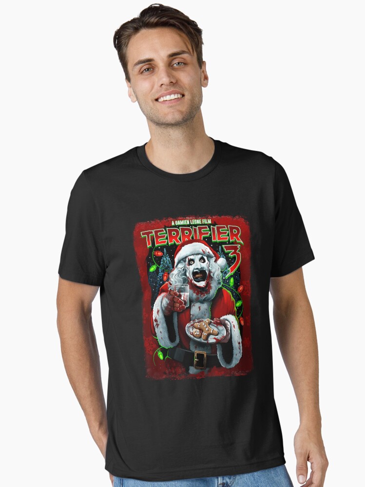 Thumbnail 1 of 7, Essential T-Shirt, Poster Of Terri.fier 3 Christmas designed and sold by Jennifer-Alatic.