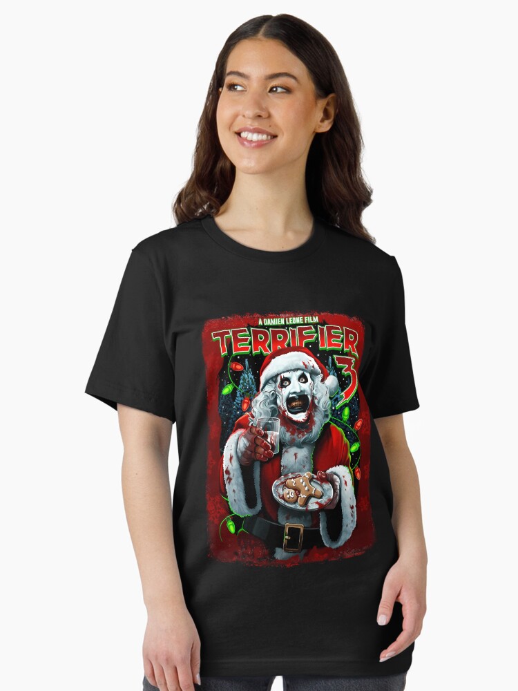 Thumbnail 2 of 7, Essential T-Shirt, Poster Of Terri.fier 3 Christmas designed and sold by Jennifer-Alatic.