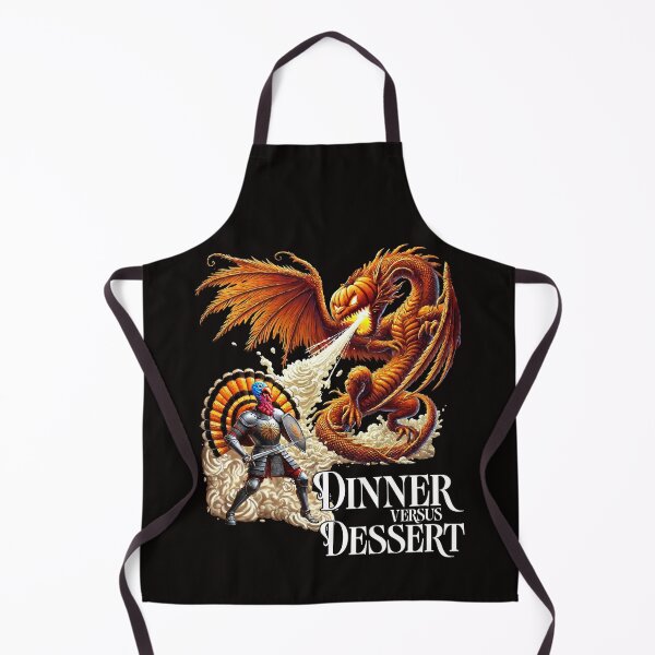Item preview, Epic Turkey vs Dragon Battle: Dinner vs Dessert Thanksgiving designed and sold by Victor Shadehorn.