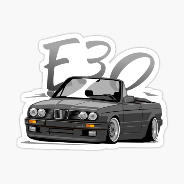 Bmw E30 Stickers Redbubble