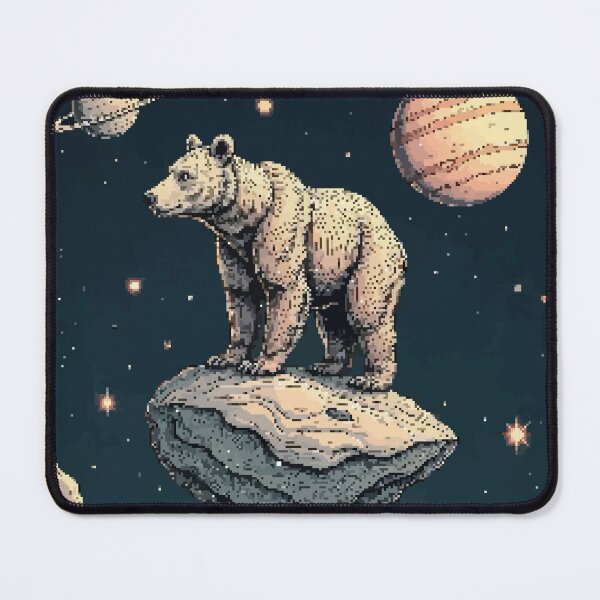 Item preview, Pixel Nebula Bear Guardian designed and sold by NaturePixel.