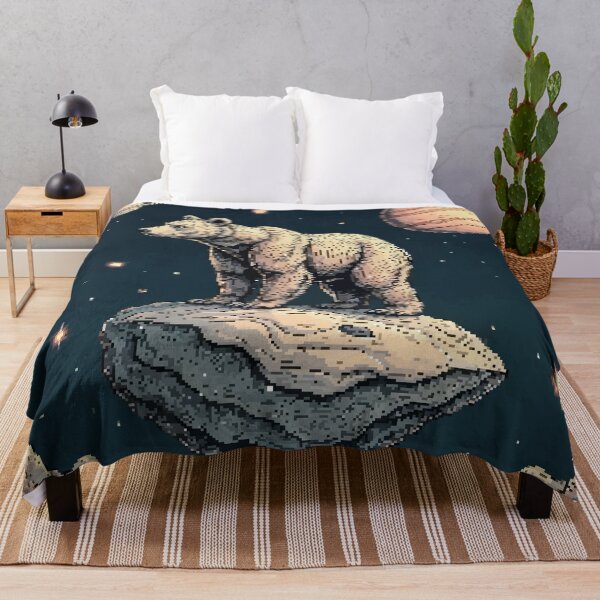 Item preview, Pixel Nebula Bear Guardian designed and sold by NaturePixel.