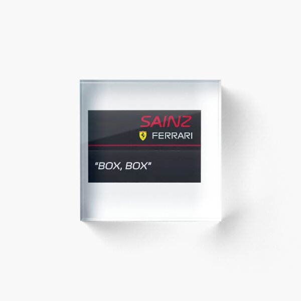 Item preview, Carlos Sainz "box, box" radio message designed and sold by mayastef.