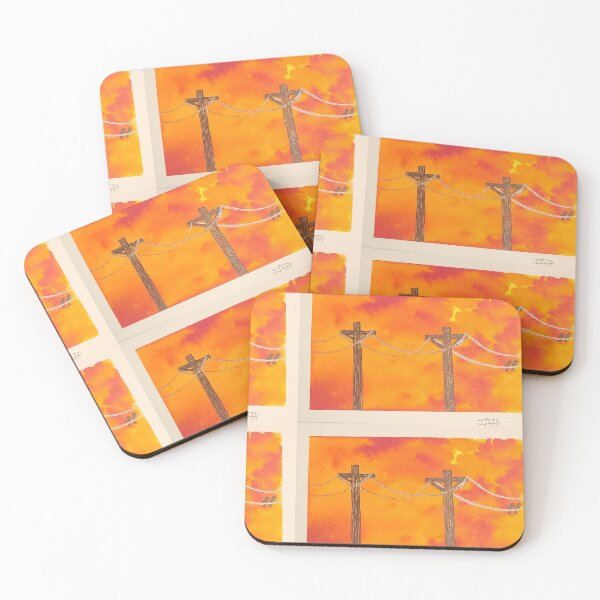Item preview, Powerlines at Dusk designed and sold by babas-bizzarre.