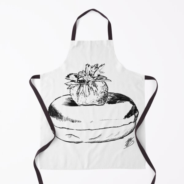 Item preview, Strawberry Donut Ink Drawing designed and sold by TMSpaintz.